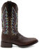 Image #2 - Ferrini Men's Chase Western Boots - Broad Square Toe, Chocolate, hi-res