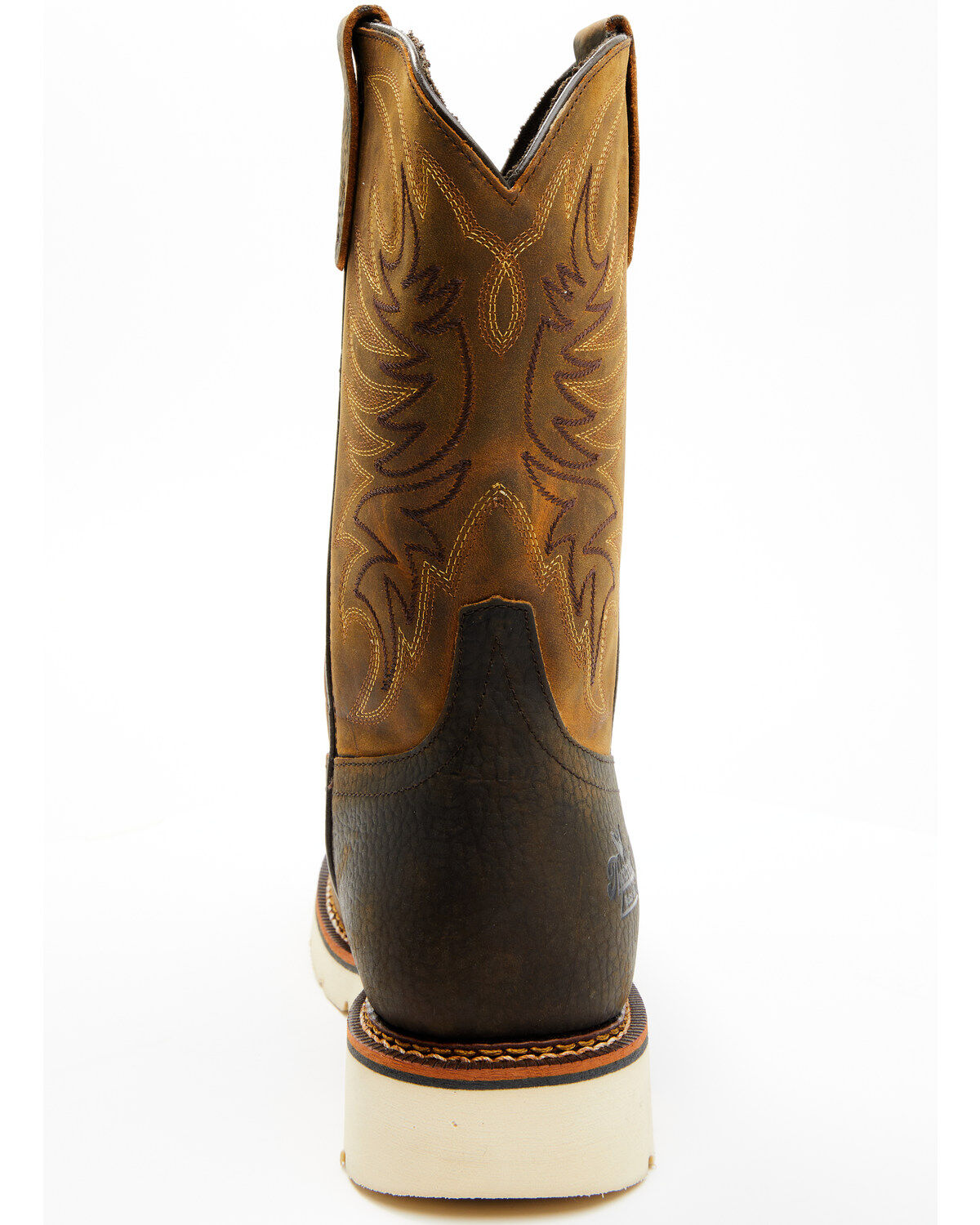 Image #5 - Thorogood Men's 11" USA Wellington Western Boots - Steel Toe, Brown, hi-res
