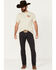 Image #1 - Ariat Men's Grizzly Slim Straight Stretch Denim Jeans, Charcoal, hi-res