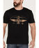 Moonshine Spirit Men's Thunderbird Eagle Graphic Short Sleeve T-Shirt , Black, hi-res
