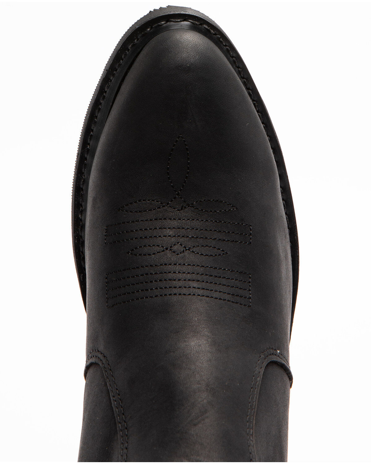 durango black side zip western boot