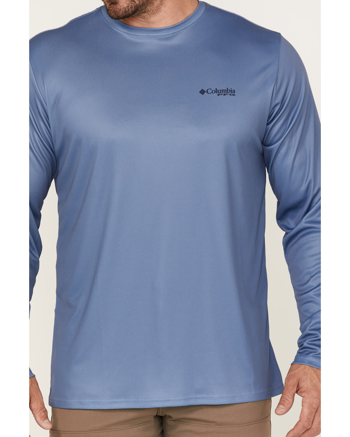 Image #3 - Columbia Men's PFG Terminal Tackle Flag Graphic Long Sleeve T-Shirt, Blue, hi-res