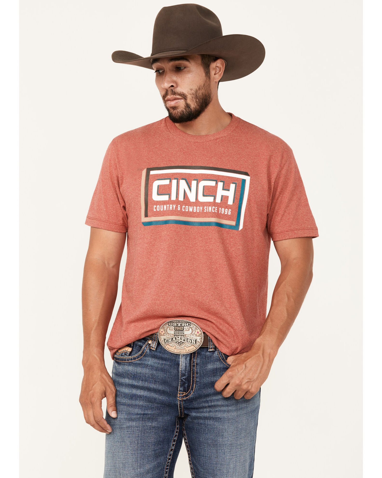 Cinch Men's Country & Cowboy Logo Short Sleeve Graphic T-Shirt