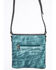 Image #2 - Shyanne Women's Distressed Antique Silver Concho Messenger Bag, Turquoise, hi-res