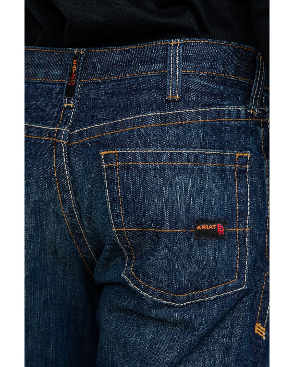 Image #4 - Ariat Men's Shale Fire Resistant Work Denim, Denim, hi-res