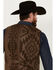 Image #4 - Cody James Men's Southwestern Print Jacquard Vest, Brown, hi-res