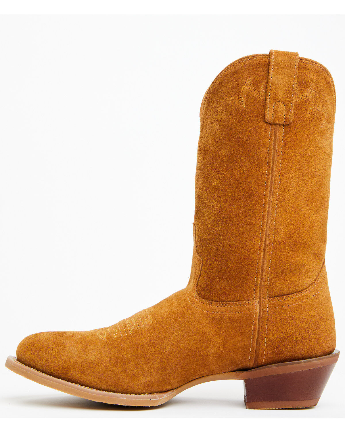 Image #3 - Laredo Men's Larkin Suede Water Resistant Western Boots - Round Toe, Honey, hi-res