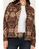 Image #3 - Rock & Roll Denim Women's Southwestern Print Shacket, Brown, hi-res
