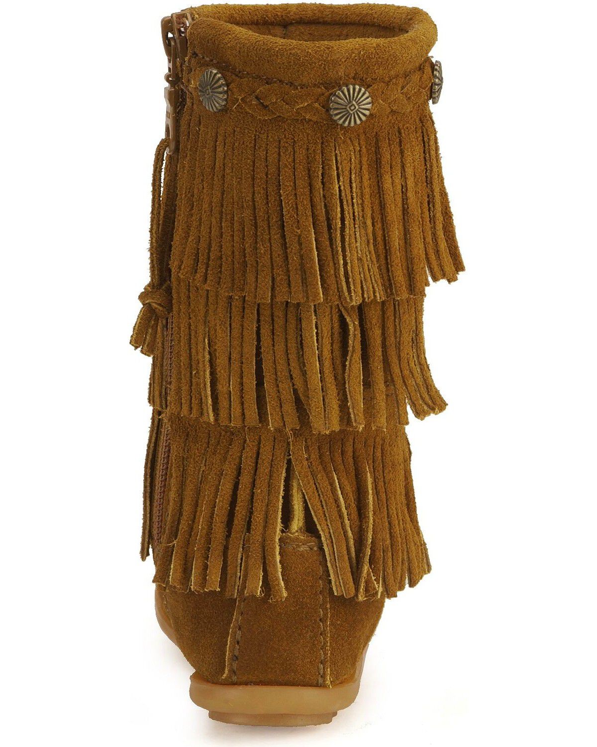 minnetonka fringe boots girls