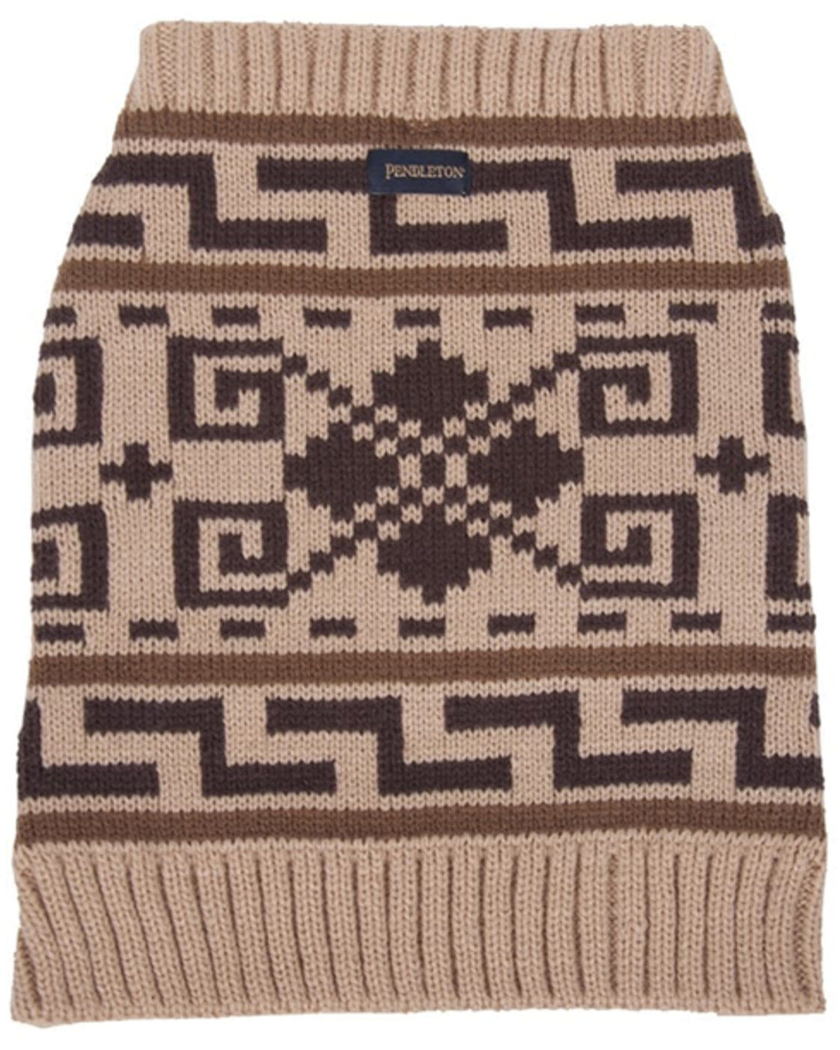 Image #1 - Pendleton Pet Classics Westerly Dog Sweater - Small, Brown, hi-res
