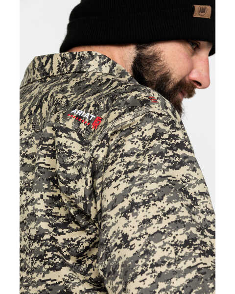 Image #5 - Ariat Men's FR Patriot Camo Long Sleeve Work Shirt , , hi-res