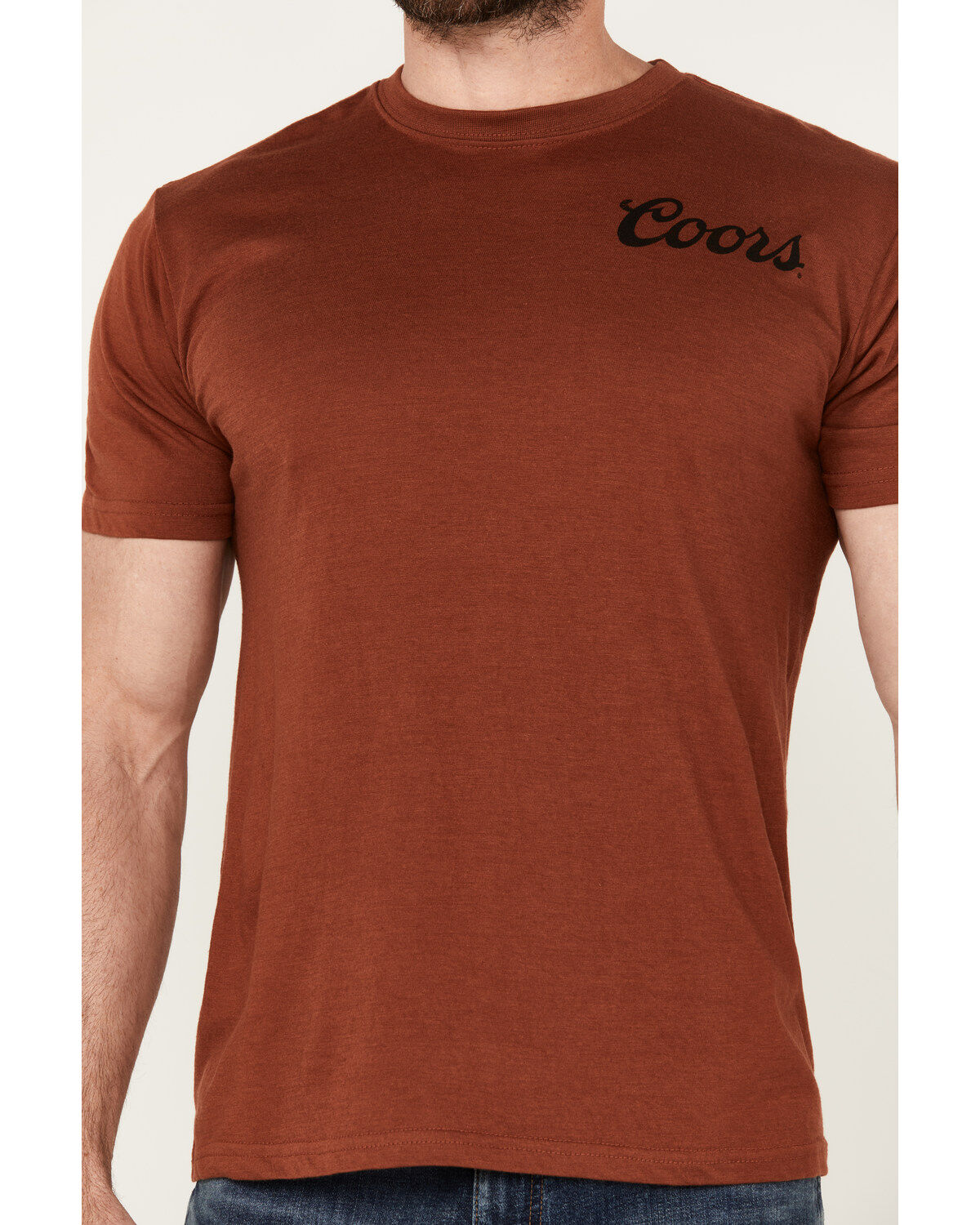Image #3 - Coors Men's Logo Short Sleeve Graphic T-Shirt, Russett, hi-res