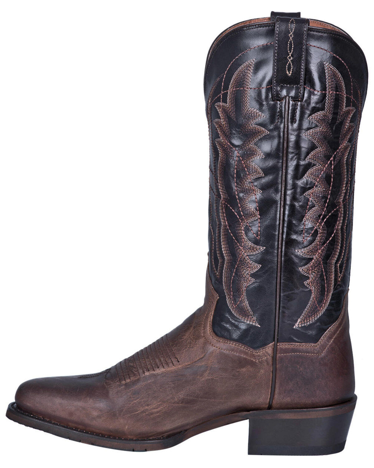 Image #3 - Dan Post Men's Carr Western Boots - Round Toe, , hi-res