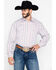Image #1 - Stetson Men's Small Plaid Print Snap Long Sleeve Western Shirt, , hi-res