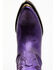 Image #6 - Idyllwind Women's Wheels Metallic Leather Booties - Round Toe, Purple, hi-res