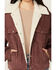 Image #3 - Levi's Women's 90's Corduroy Sherpa Lined Trucker Jacket, Mauve, hi-res