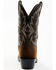 Image #5 - Durango Men's Westward Roughstock Western Performance Boots - Broad Square Toe, Dark Brown, hi-res