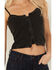 Image #3 - Idyllwind Women's Lace Trim Cami, Black, hi-res
