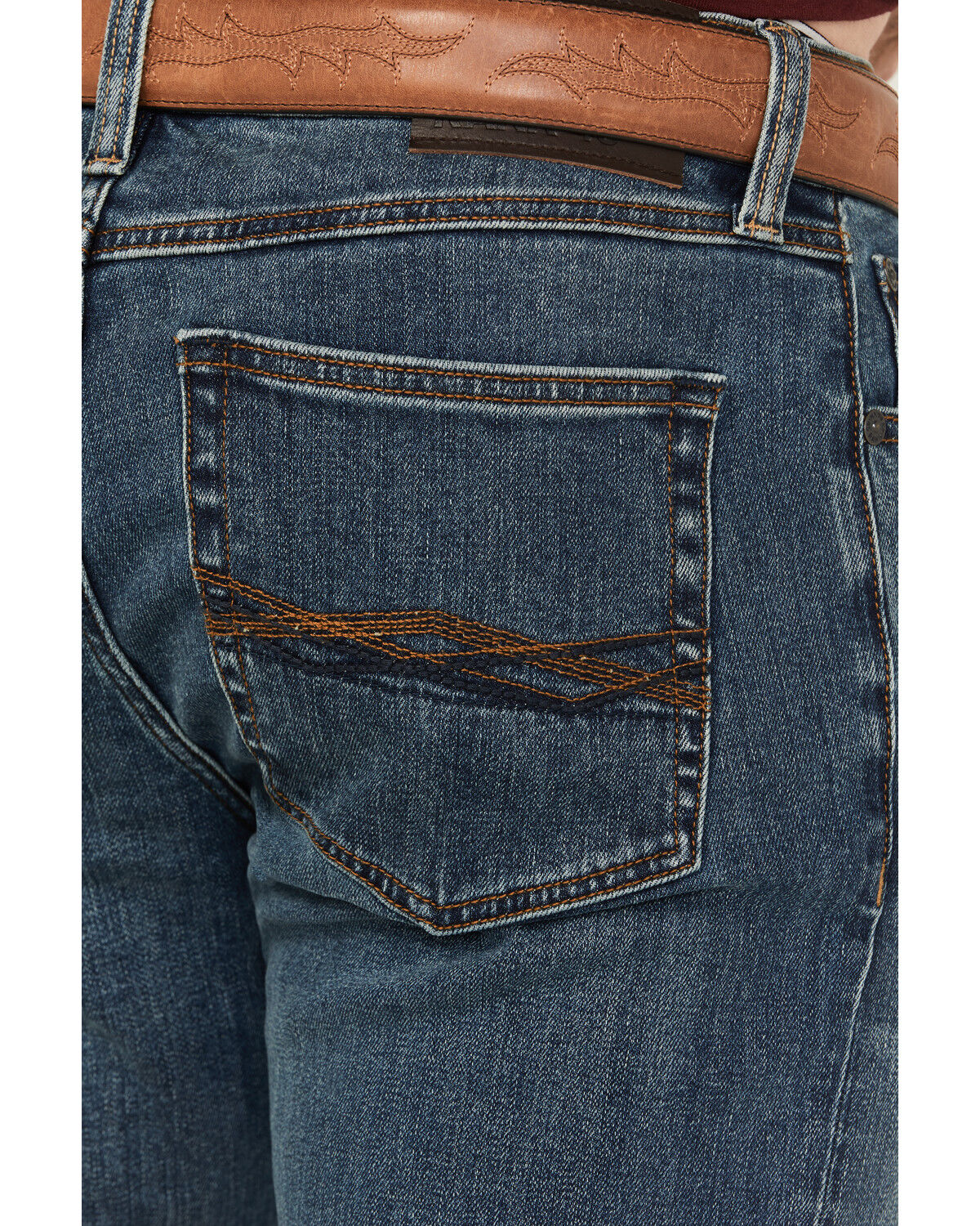 Image #4 - RANK 45® Men's Roadrunner Wash Ambush Slim Straight Stretch Denim Jeans, Medium Wash, hi-res
