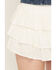 Image #2 - Cleo + Wolf Women's Embroidered Ruffle Mini Skirt, Natural, hi-res