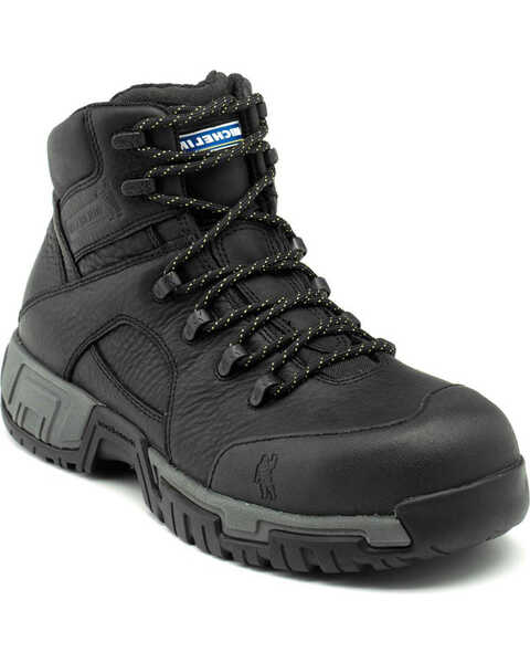 Michelin HydroEdge Waterproof Work Boots, Black, hi-res