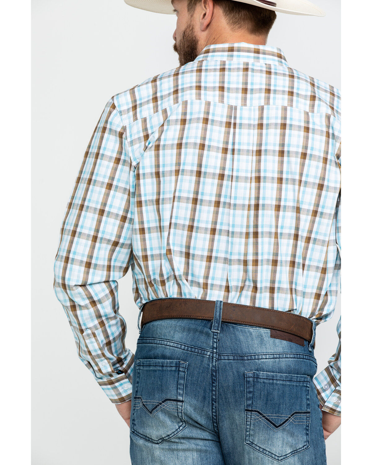 Image #2 - Cody James Core Men's Mountain Rain Med Plaid Long Sleeve Western Shirt, , hi-res
