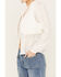 Image #3 - Shyanne Women's Tassel Decorated Cropped Vest, White, hi-res