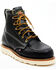 Thorogood Men's American Heritage 6" Made In The USA Wedge Work Boots - Steel Toe, Black, hi-res