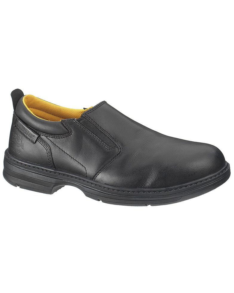 CAT Men's Steel Toe Conclude Slip-On Work Shoes, Black, hi-res