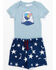 Image #1 - Cody James Infant Boys' Stars Infant Set - 2 Piece, Blue, hi-res