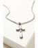 Image #3 - Cody James Men's Ornate Cross Necklace, Silver, hi-res