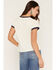 Image #4 - Idyllwind Women's Hell On Heels Short Sleeve Ringer Tee, Cream, hi-res