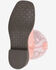 Image #6 - Smoky Mountain Little Girls' Painted Prairie Performance Western Boots - Broad Square Toe, Pink, hi-res