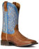 Image #1 - Ariat Men's Circuit Greeley Western Performance Boots - Broad Square Toe, Brown, hi-res