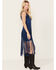 Image #4 - Idyllwind Women's Country Mannor Faux Suede Fringe Mini Dress, Navy, hi-res