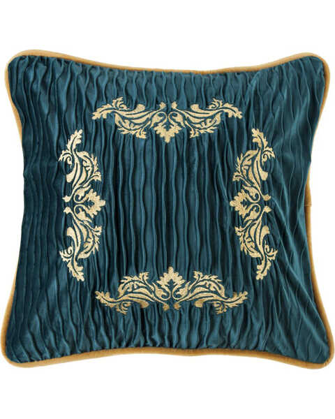Image #1 - HiEnd Accents Velvet Embroidery Pillow, Multi, hi-res