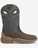 Image #2 - Double H Men's 11" Emperor Pull-On Work Boots - Soft Toe, Dark Brown, hi-res