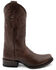Image #2 - Ferrini Men's Wyatt Western Boots - Square Toe, Chocolate, hi-res