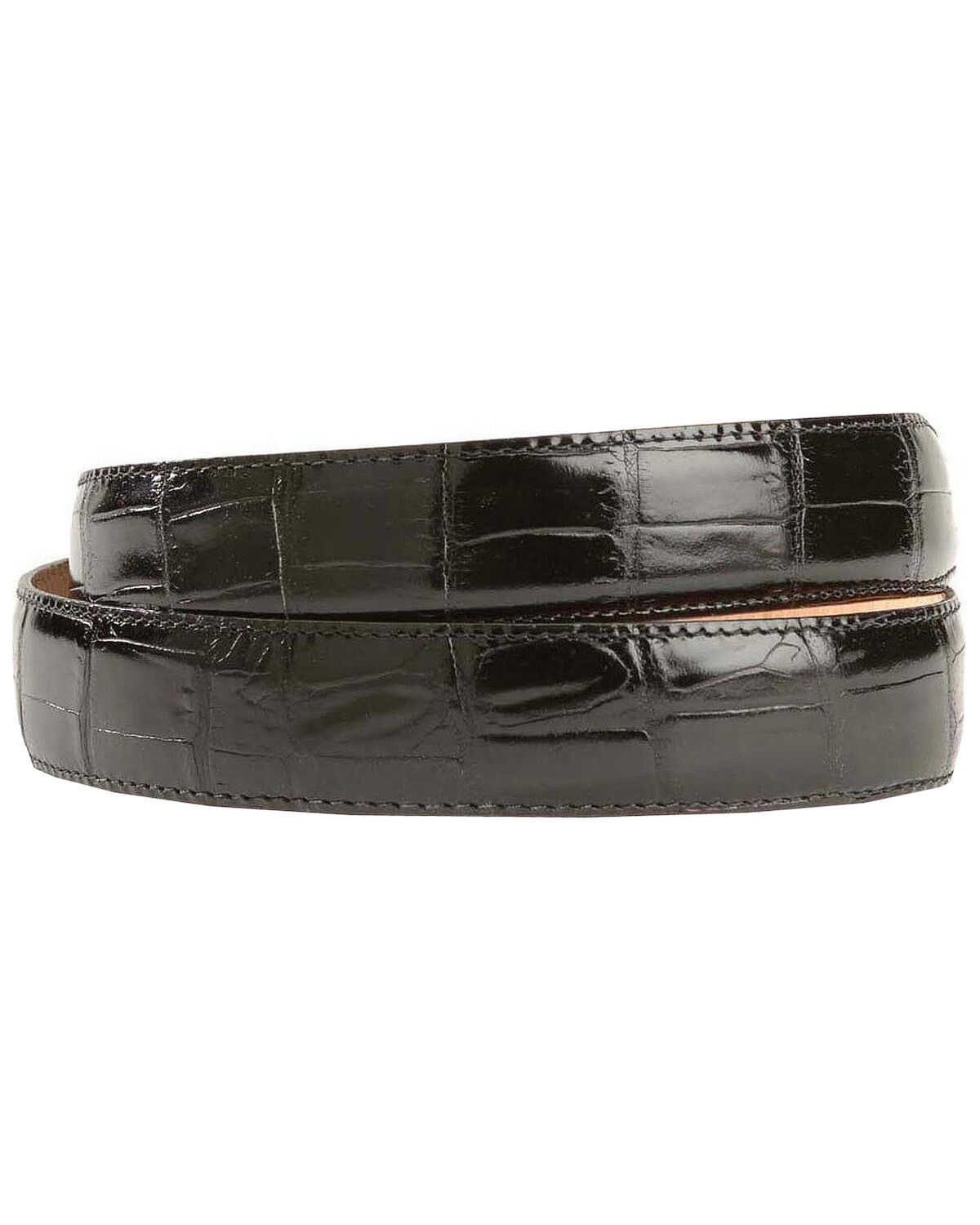 Image #2 - Leegin Men's Crocodile Print Leather Belt, , hi-res