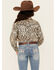 Image #4 - Cowgirl Hardware Girls' Leopard Print Long Sleeve Snap Western Shirt, , hi-res