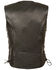 Image #3 - Milwaukee Leather Women's Side Lace Concealed Carry Vest - 3X, Black, hi-res