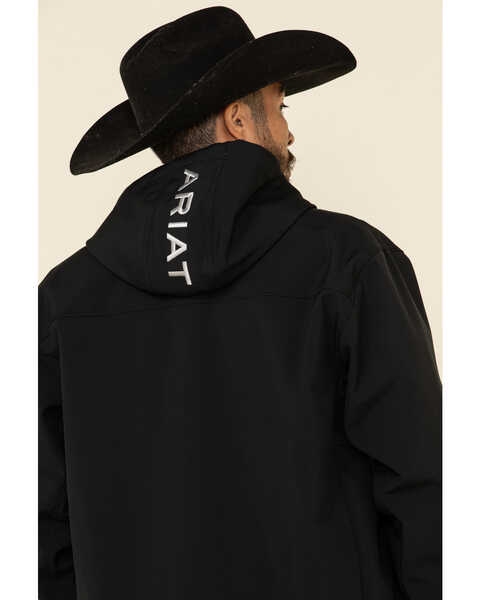 Image #5 - Ariat Men's Black Vernon Hooded Softshell Jacket , , hi-res