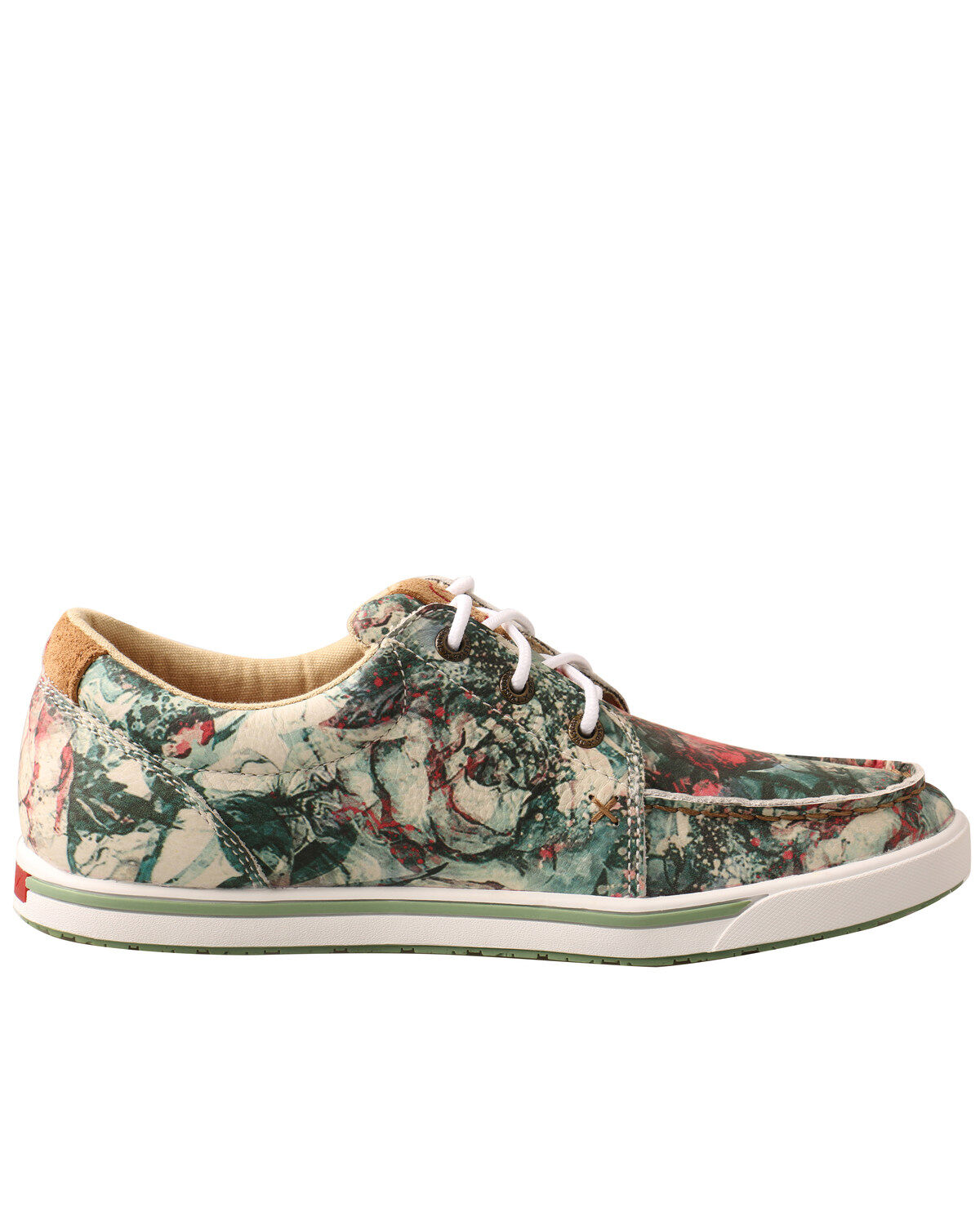 Image #2 - Twisted X Women's Floral Print Casual Shoes - Moc Toe, , hi-res