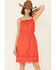 Image #1 - Stetson Women's Eyelet Sleeveless Mini Dress, Red, hi-res