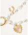 Image #2 - Shyanne Tonal Pearl Horseshoe Charm Phone Wristlet, Gold, hi-res