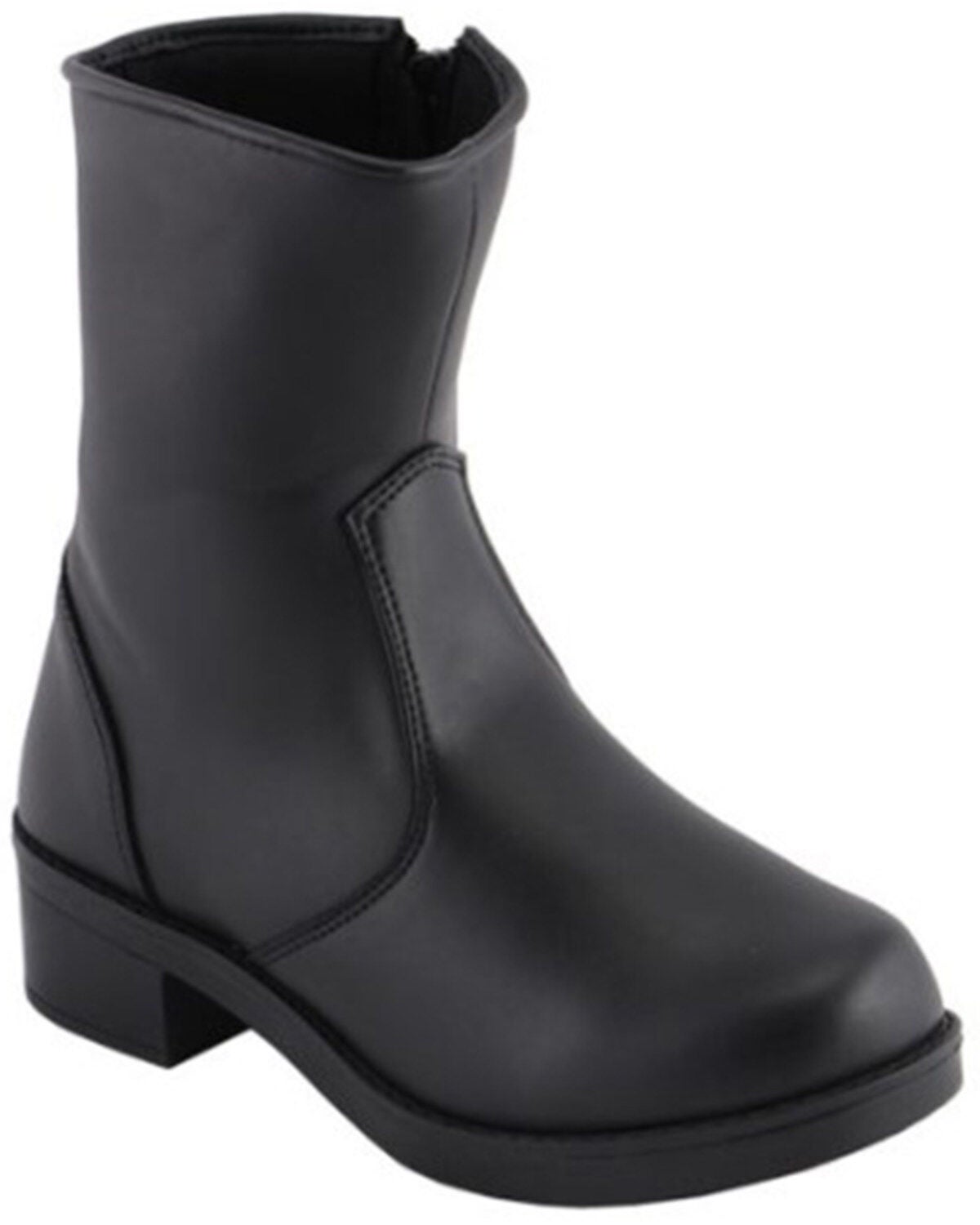 Milwaukee Leather Women's Super Clean Riding Boots - Round Toe, Black, hi-res