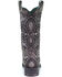 Corral Women's Inlay Western Boots - Square Toe, Black, hi-res