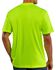 Image #3 - Carhartt Men's Solid Color-Enhanced Short Sleeve T-Shirt - Big & Tall, Lime, hi-res