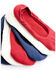 Image #2 - Shyanne Women's 6 Pack Basic Red White & Blue Peds, Multi, hi-res