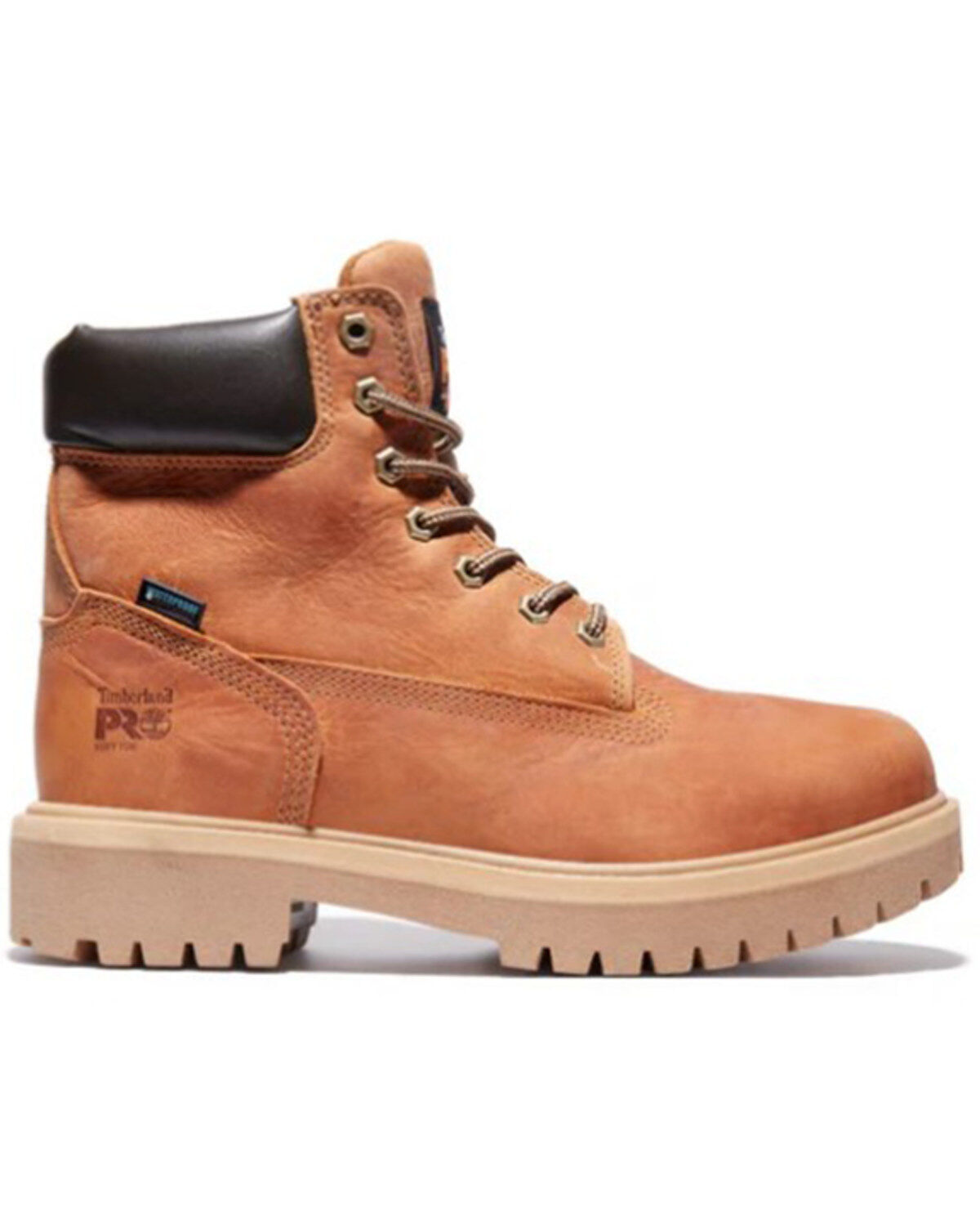 Image #2 - Timberland PRO Men's 6" Direct Attach Waterproof Work Boots - Soft Toe, Wheat, hi-res